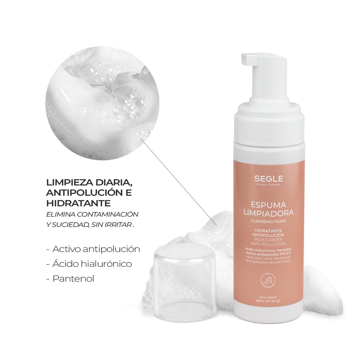 Espuma Limpiadora Antipolución SEGLE, vista 3