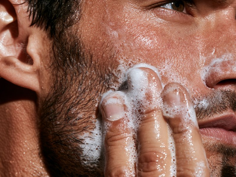 Segundo paso de doble limpieza facial